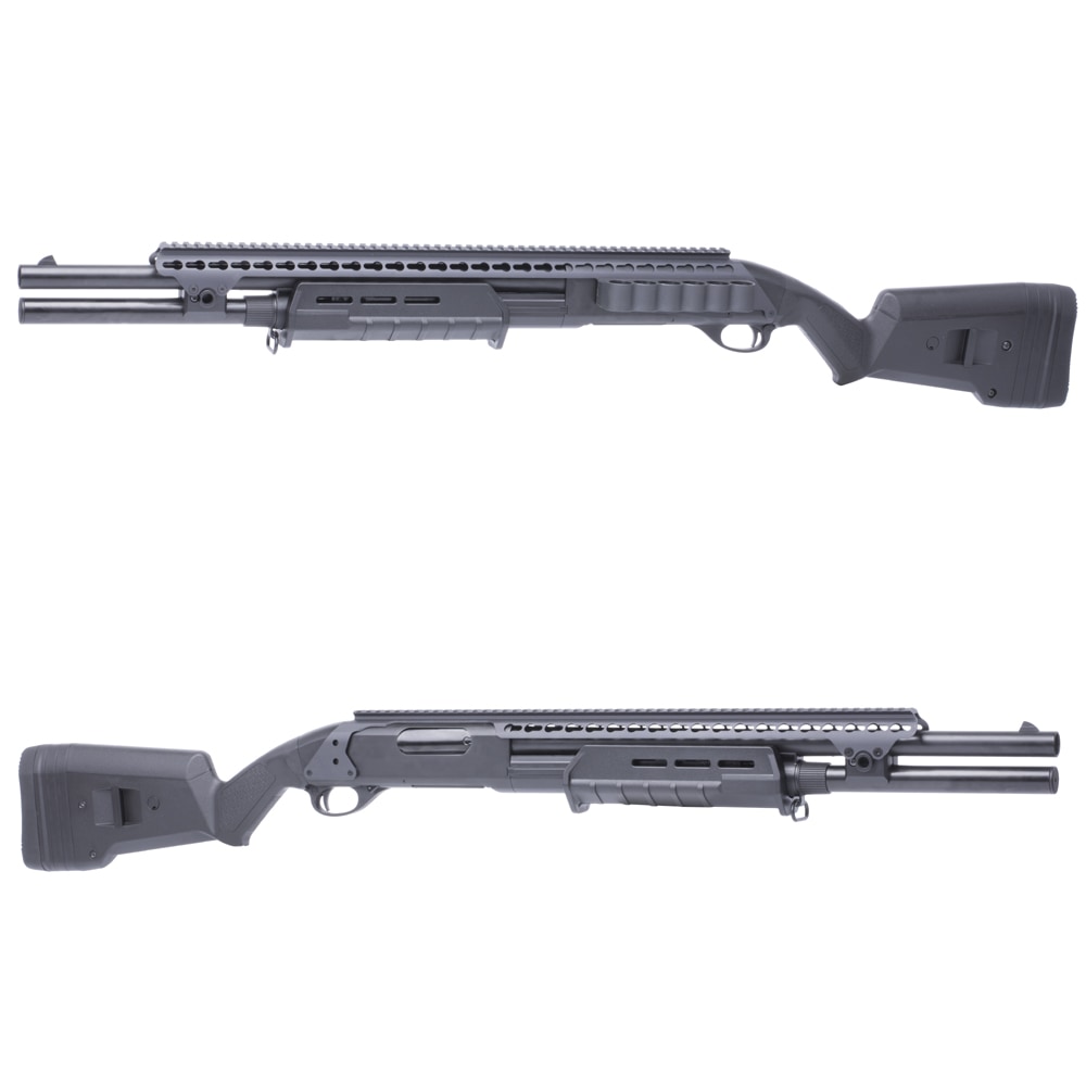 CYMA M870 M-STYLE Keymod Tac. 固定ストック FMショットガン BK