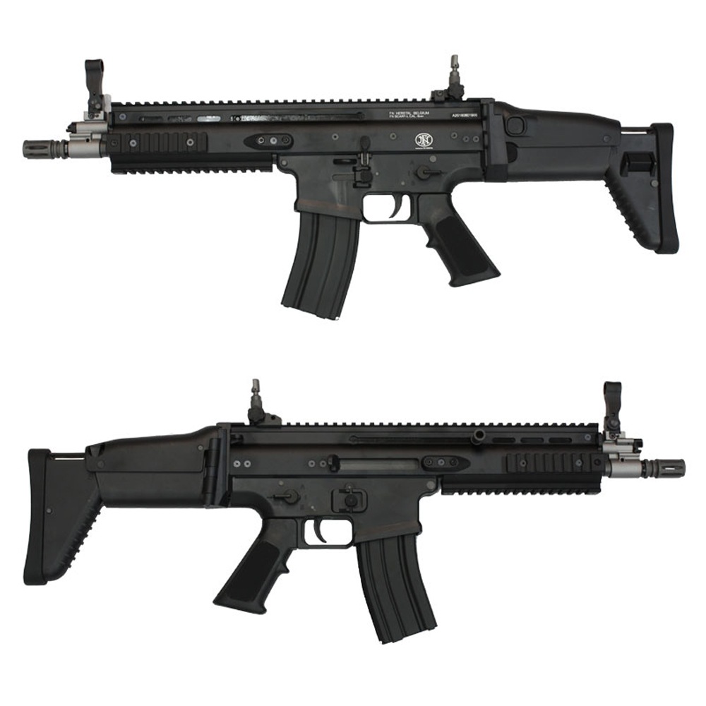 WE-TECH/CYBERGUN SCAR-L ガスブローバック BK【FN刻印