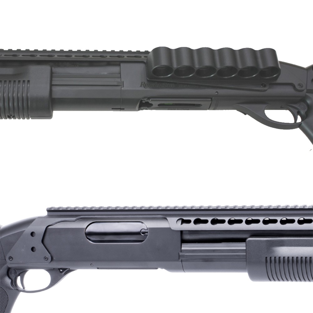 CYMA M870-L Keymod Tac. Rストック フルメタルショットガン BK