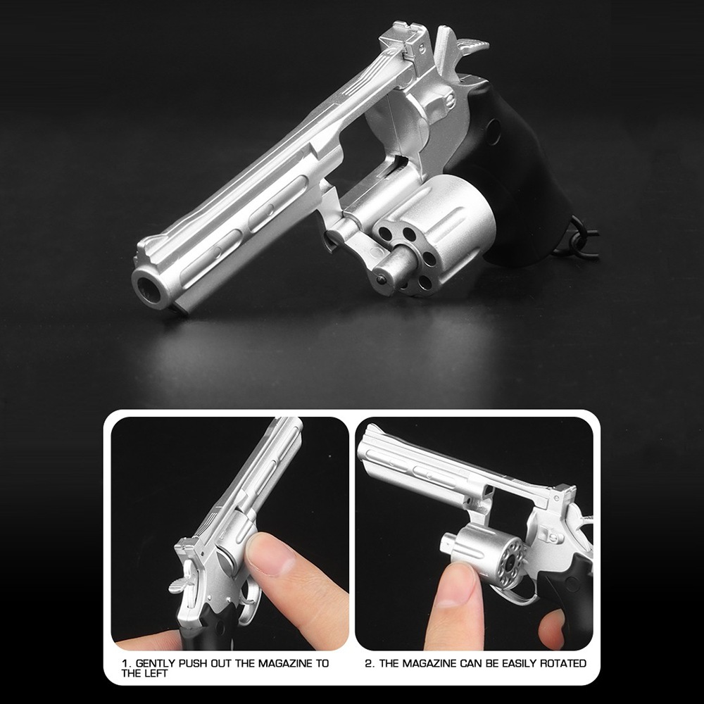 WOSPORT 1/4スケール リボルバー キーチェーン BK | すべての商品