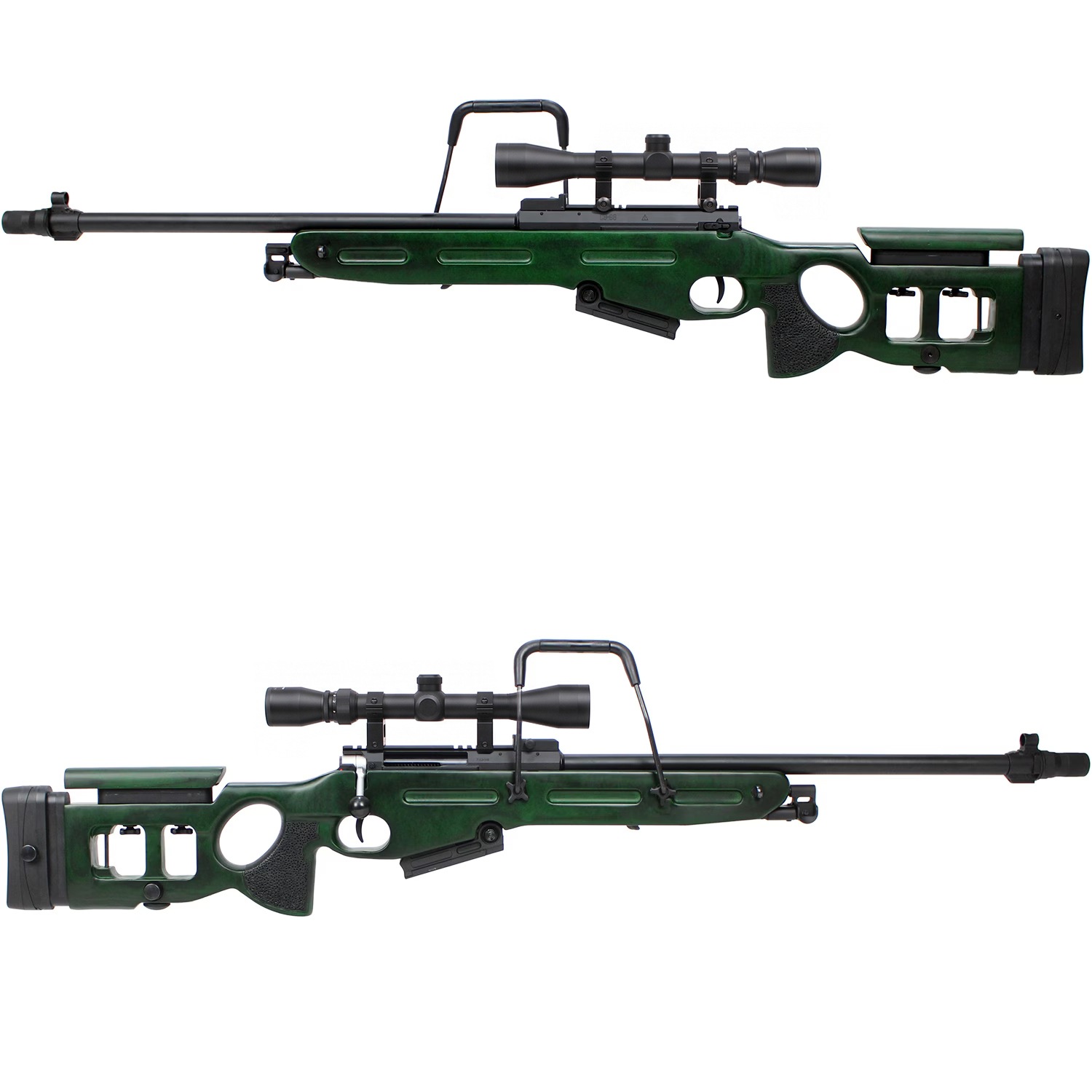 S&T SV-98 エアーコッキングライフル リアルウッド【スコープセット