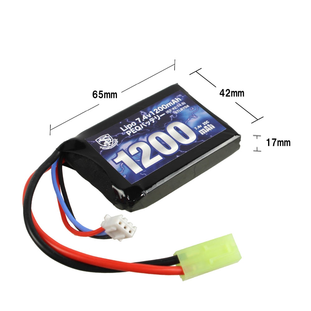 リポバッテリー Lipo 7.4v1200mAh PEQバッテリー | バッテリー関連,バッテリー,リポ