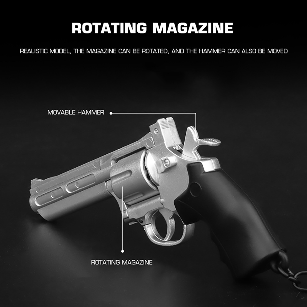 WOSPORT 1/4スケール リボルバー キーチェーン Silver | すべての商品