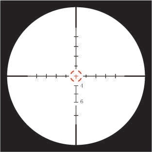 ANS 3-15x42E R/G イルミネートスコープ マウント付(クロス)