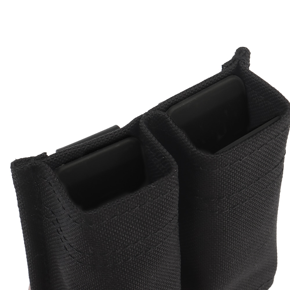 WOSPORT ESSTACタイプ 9mm マガジンポーチ ダブル BK
