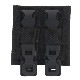 WOSPORT ESSTACタイプ 9mm マガジンポーチ ダブル BK