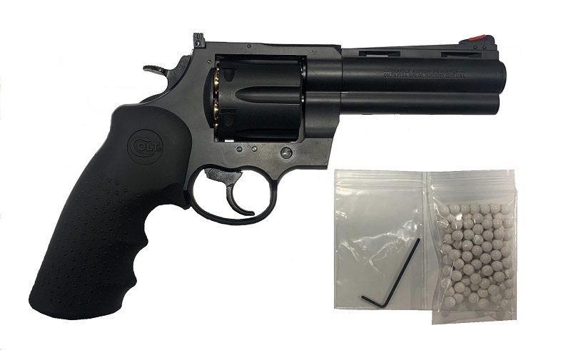 マルシン コルトアナコンダ 4インチ/ABS/HOGUEグリップ/マットブラック