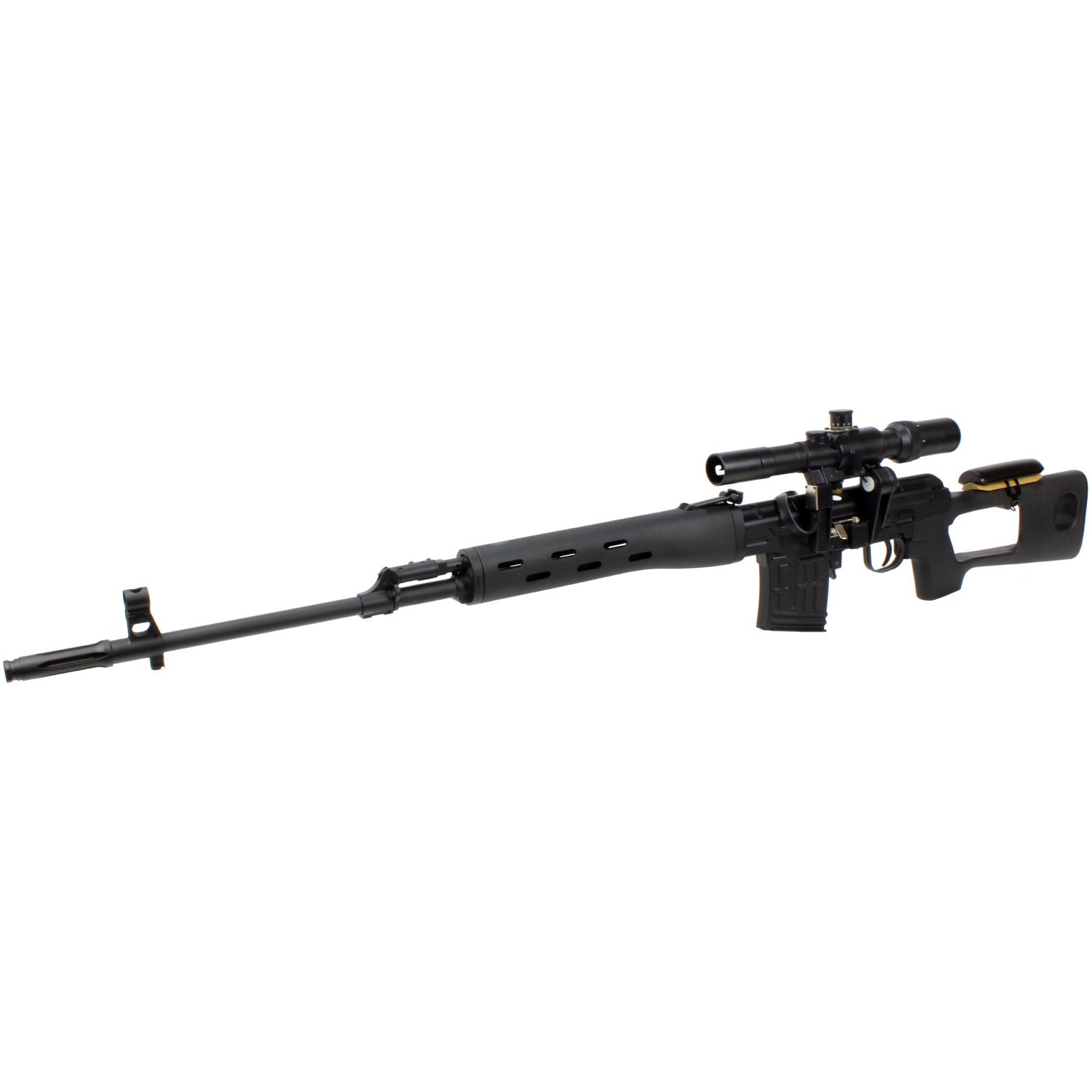AGM SVDドラグノフ エアーコッキング BK【PSO-1スコープセット】【180