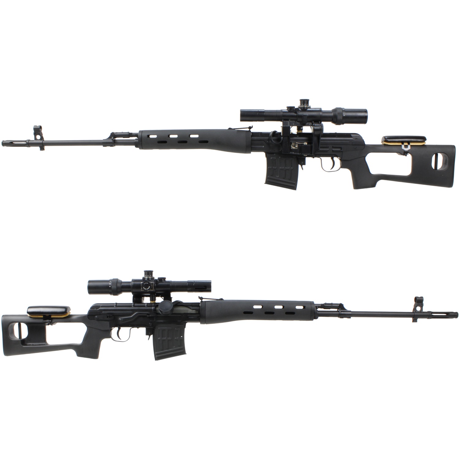 AGM SVDドラグノフ エアーコッキング BK【PSO-1スコープセット】【180