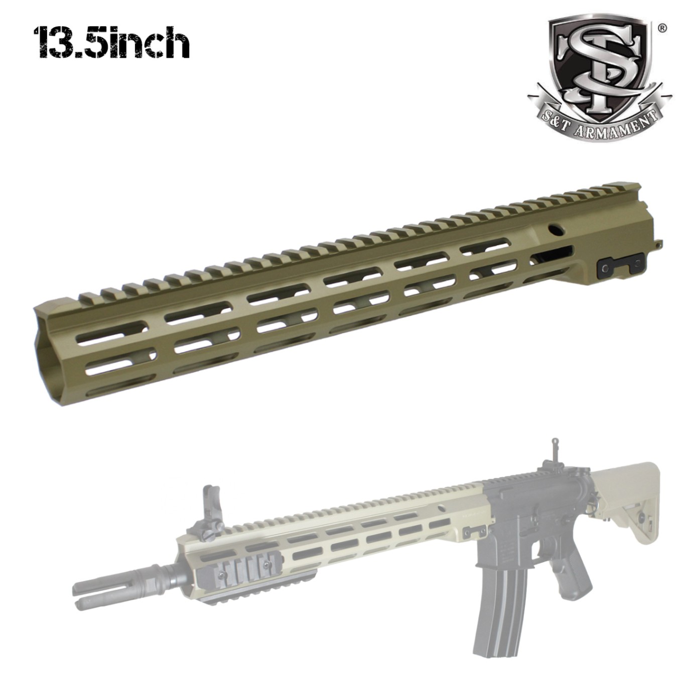 S&S GEISSELEタイプ SMR MK8 9.5インチ エアガン 電動ガン S&T GEISSELE SMR MK16 タイプ 13.5