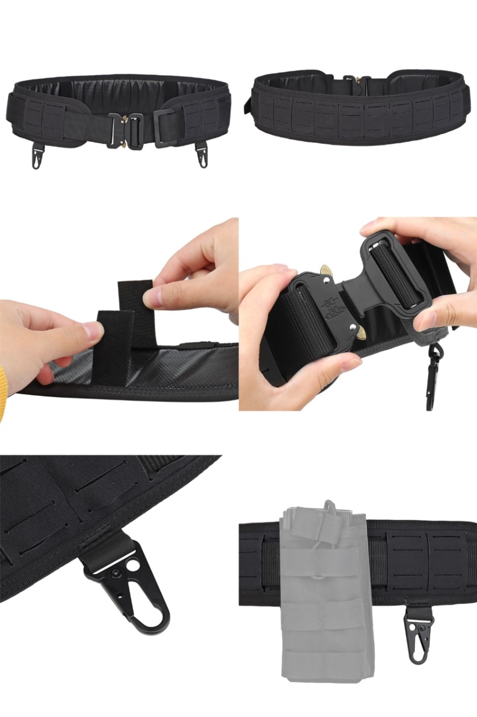 WOSPORT TREX ORIONタイプ レーザーカット ピストルベルト MCBK | 装備