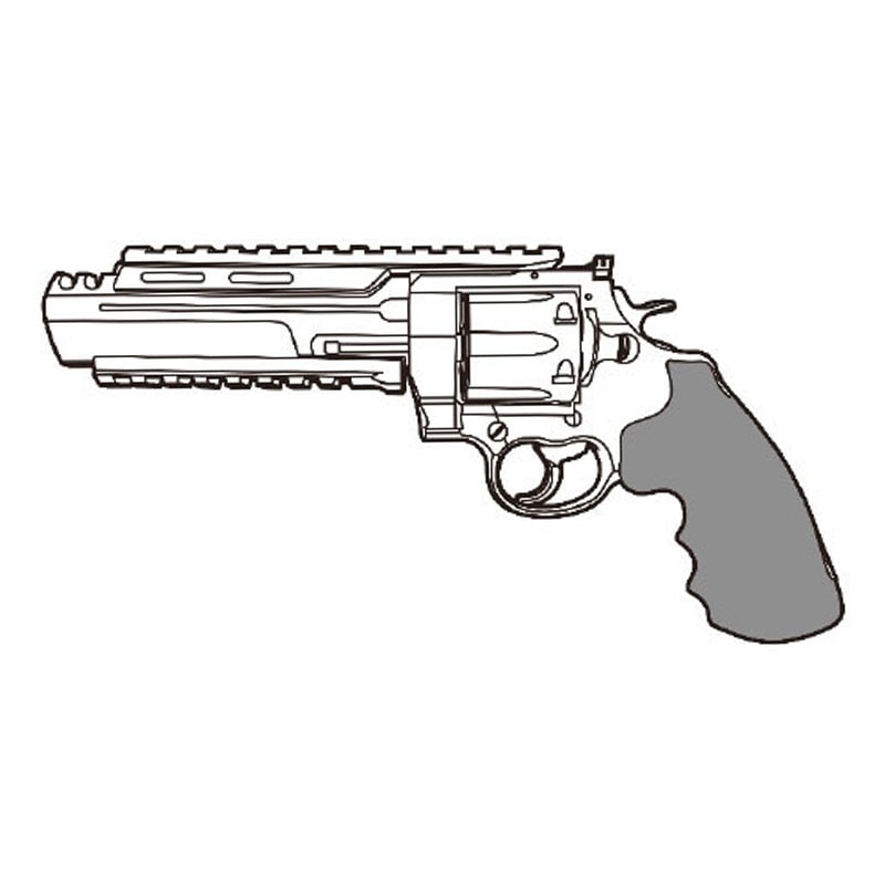 マルシン アンリミテッドリボルバー/6mm/X/ABS/HOGUEグリ/SV