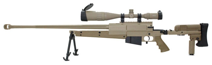 S&T PGM Mini-Hecate.338 TAN ガスライフル【ハードガンケース