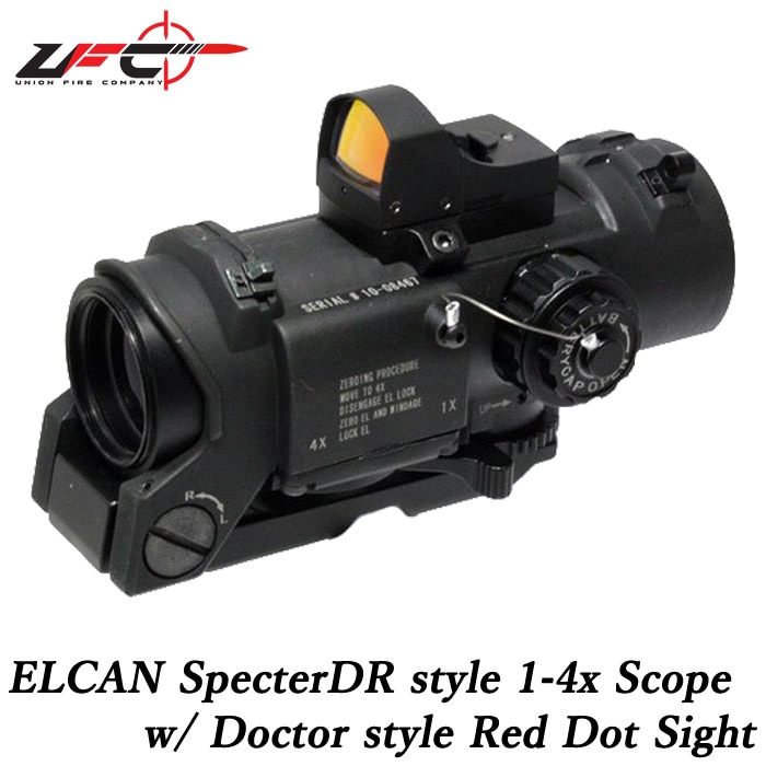 ELCAN SpecterDRタイプ 1-4倍 スコープ BK ≪DOCTORタイプ