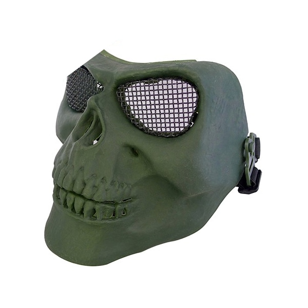 S&T　V2 スカルマスク スチールメッシュ OD
