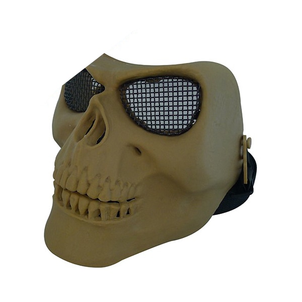 S&T　V2 スカルマスク スチールメッシュ TAN