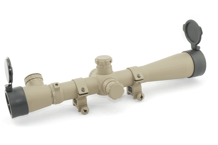 JA5304tanスコープ UFC LP Mark4 M1タイプ 3.5-10×40 SF イルミネーションスコープ TAN