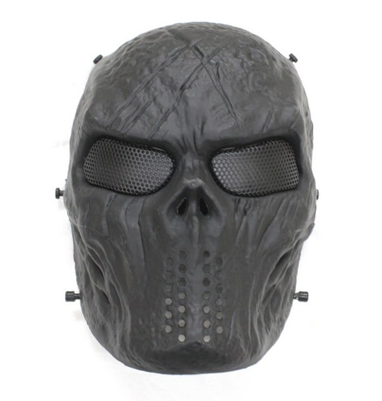 S&T　M06 タクティカル スカルマスク BK