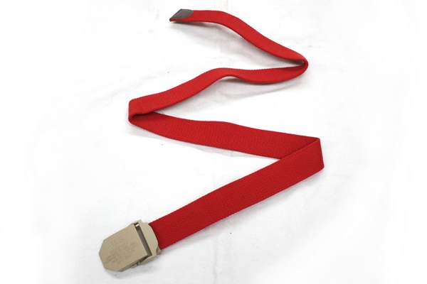 ノーブランド　U.S.ARMY トレーナーベルト RED