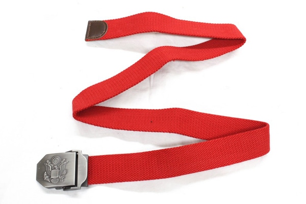 ノーブランド　US.GS トレーナーベルト RED