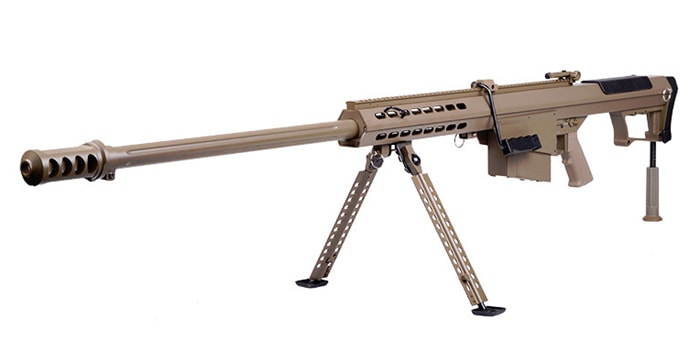 【厳選特価】SNOW WOLF　BARRETT M107A1 電動ガン TAN