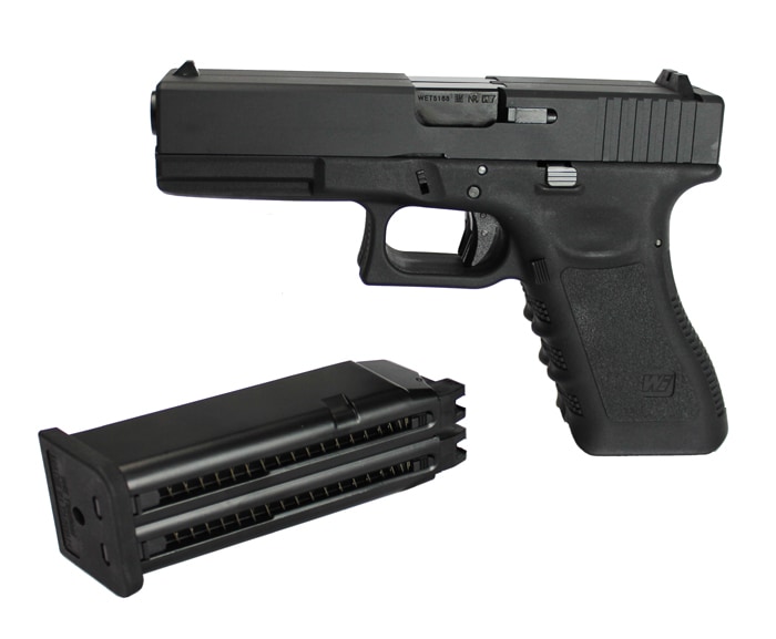 WE-TECH Glock 17 ガスガン ブラック/タン WE-TECH Glock 17 ガスガン ブラック/タン
