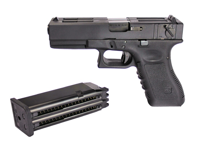 ダブルバレル WE-TECH グロック18C ダブルバレル ガスブローバック BK | ガス