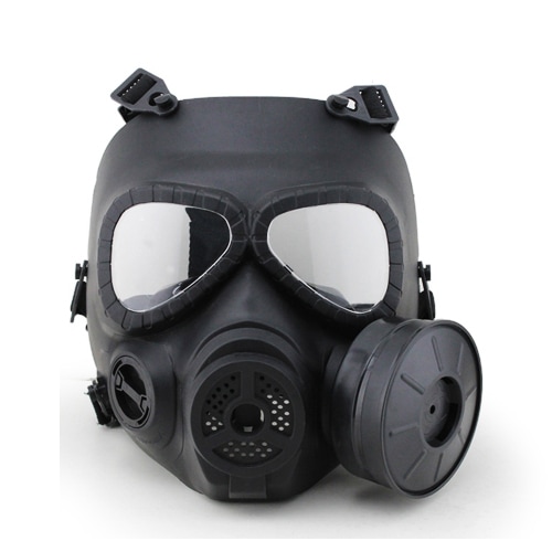 【厳選特価】UFC　M04 ガスマスクタイプ フルフェイスマスク BK