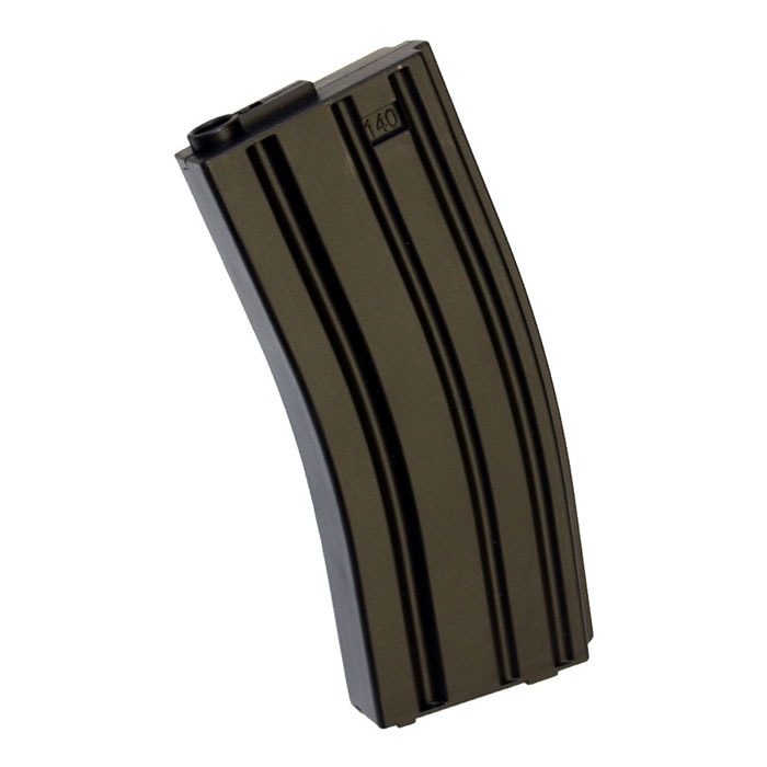 UFC　M16/M4シリーズ用 プラ製 130連スプリングマガジン BK