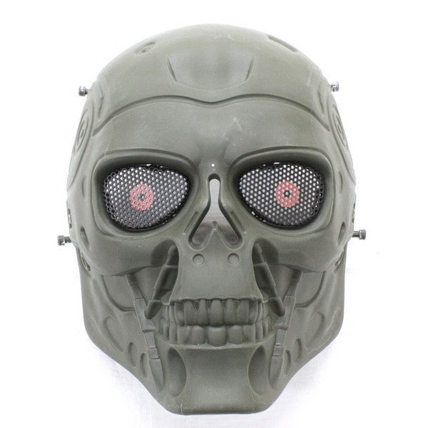 S&T　T-800タイプ パンチングメッシュマスク OD