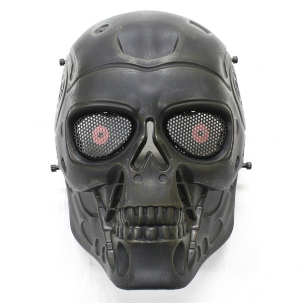 S&T　T-800タイプ パンチングメッシュマスク BR