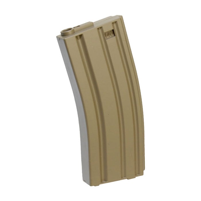 UFC　M16/M4シリーズ用 プラ製 130連スプリングマガジン SAND