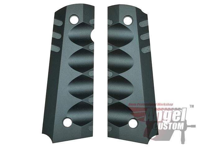 Angel Custom　マルイ 1911用 CNCアルミ ピストルグリップ ≪Shadow Killer Black≫