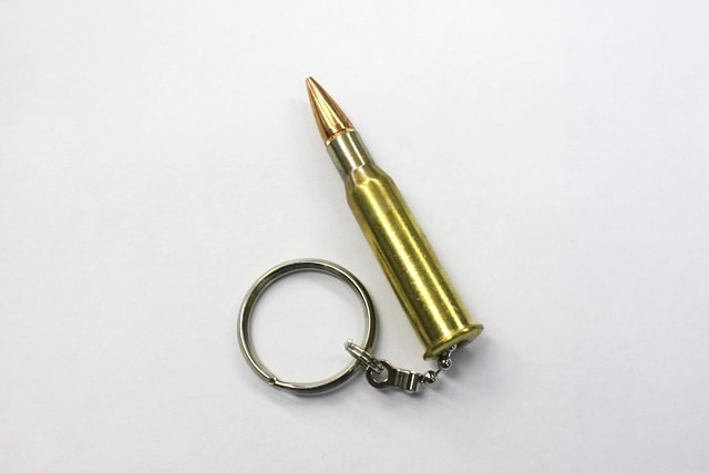 7.62mm×54R弾 ダミーカート ≪キーホルダー≫