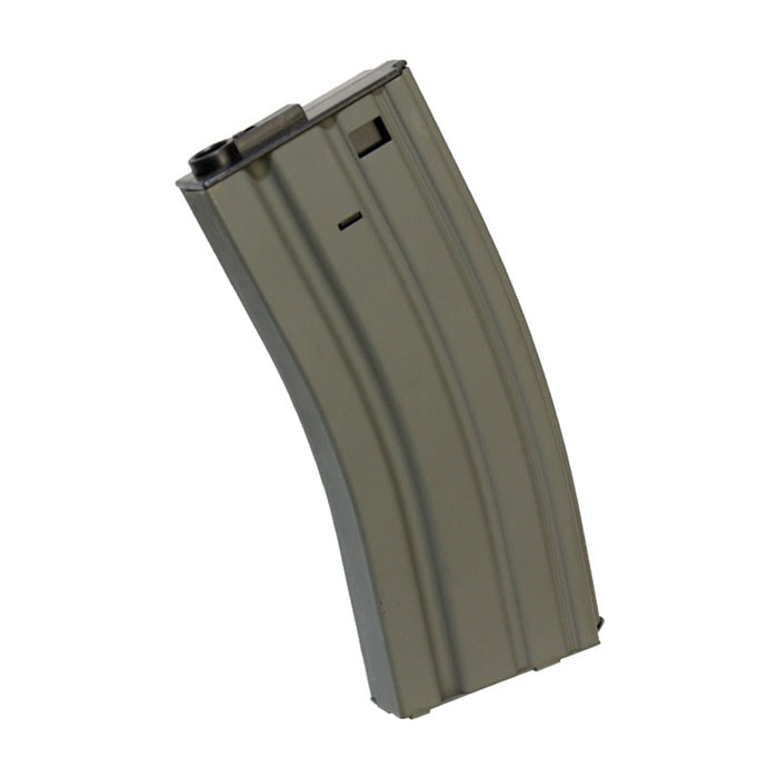 UFC　M16/M4シリーズ用 スチール製 120連スプリングマガジン GREY