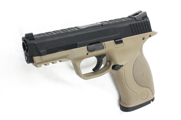 WE-TECH　M&P タクティカル カスタム ガスブローバック TAN ≪刻印無≫