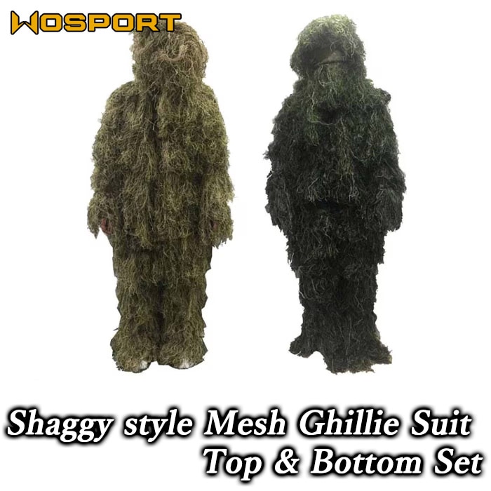 【7月7日再入荷】シャギータイプ ギリースーツ 上下セット