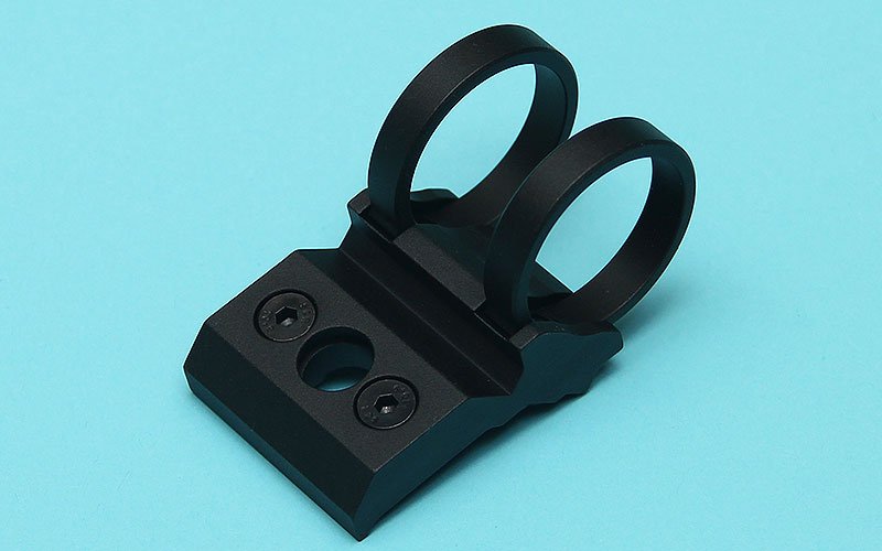 G&P　KEYMOD用One 0`Clock フラッシュライトマウント BK