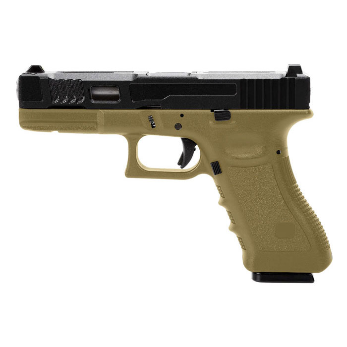 KING ARMS　Custom II Pistol ガスブローバック BK/TAN