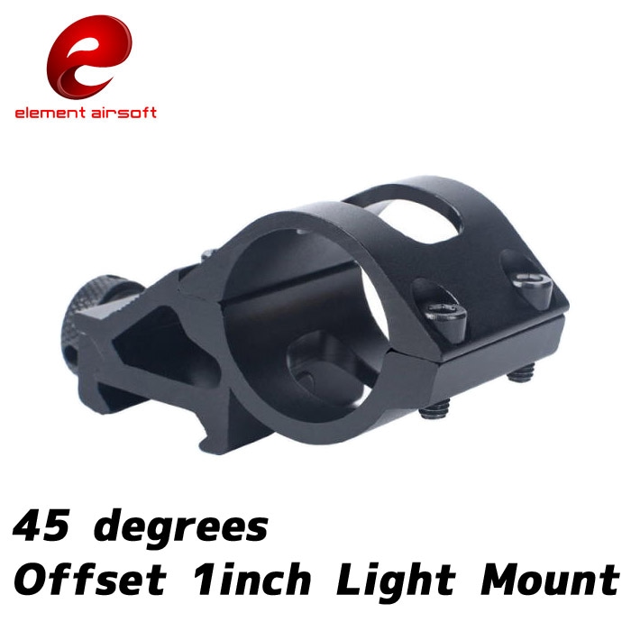 45度 オフセット 1インチ ライトマウント