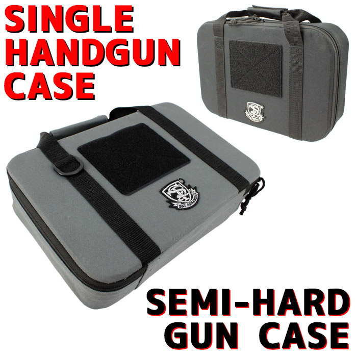 セミハード シングルハンドガンケース