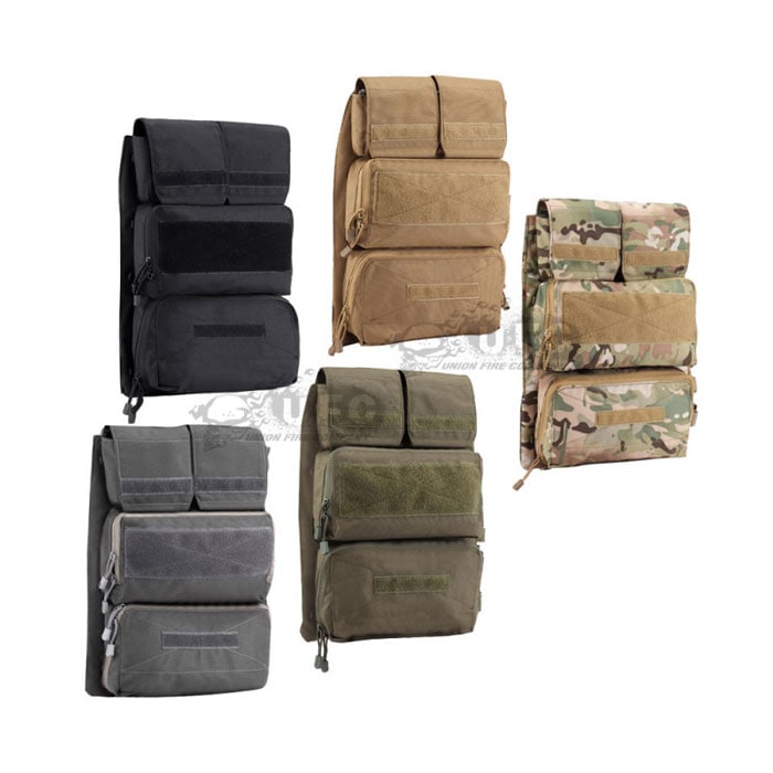 【B品】UFC　Zip-On パネル2.0タイプ ポーチ BK