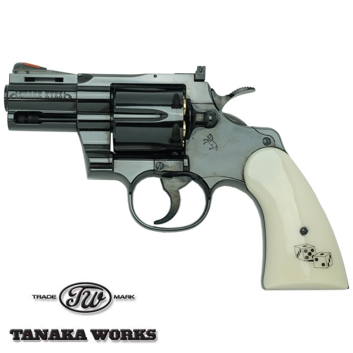 COLT パイソン Snake Eyes 2.5インチ Rモデル スチールフィニッシュ モデルガン