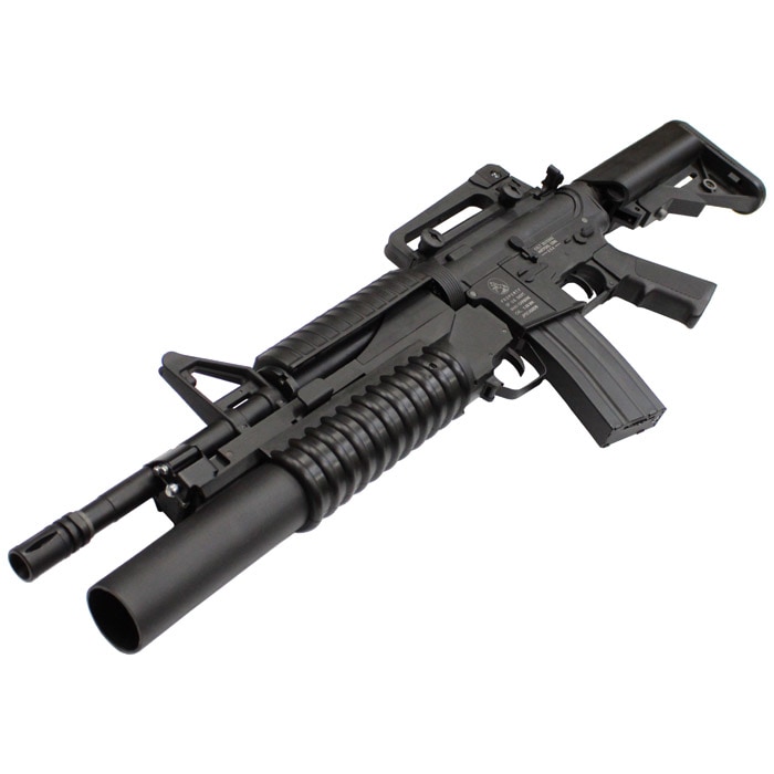 【GMTセット】S&T　M4A1 スポーツライン G3電動ガン BK with M203 ロング