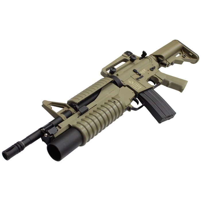 【GMTセット】S&T　M4A1 スポーツライン G3電動ガン DE with M203 ショート