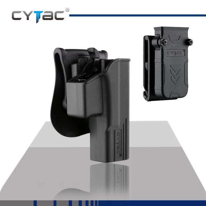 GLOCK19 ホルスター 右利き用 ≪シングルマグポーチ付≫