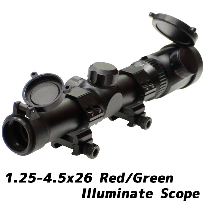 1.25-4.5x26 イルミネート スコープ BK