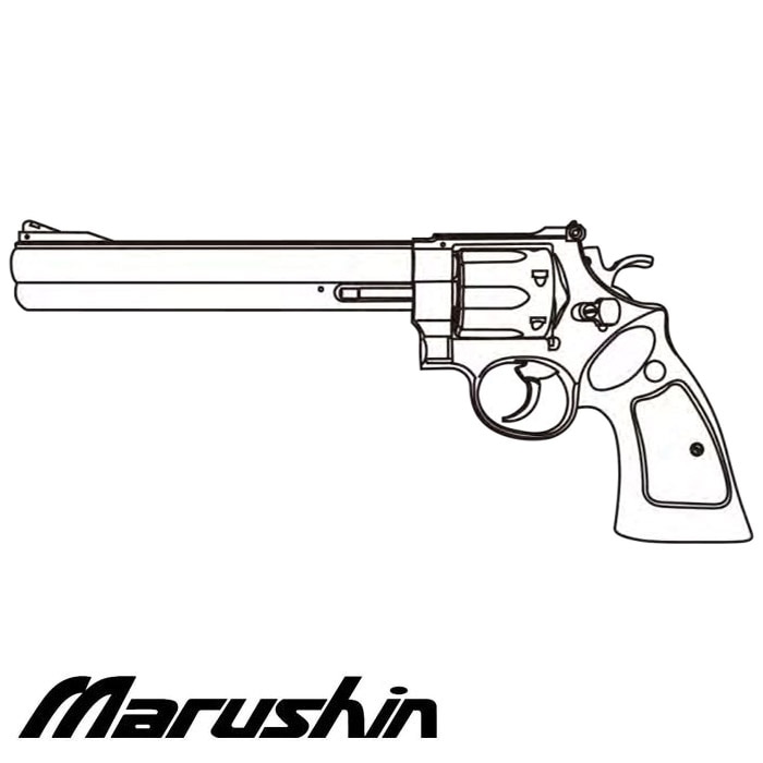 S&W M629 クラシック 8-3/8インチ ガスガン シルバー ≪ハーフ