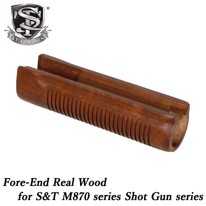 S&T M870シリーズ用 木製 フォアエンド