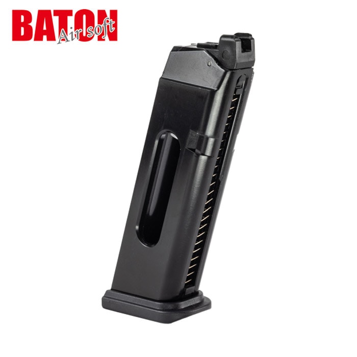 18 ゲーム・おもちゃ・グッズ Glock ガスガン ブラック 2マガジン付き